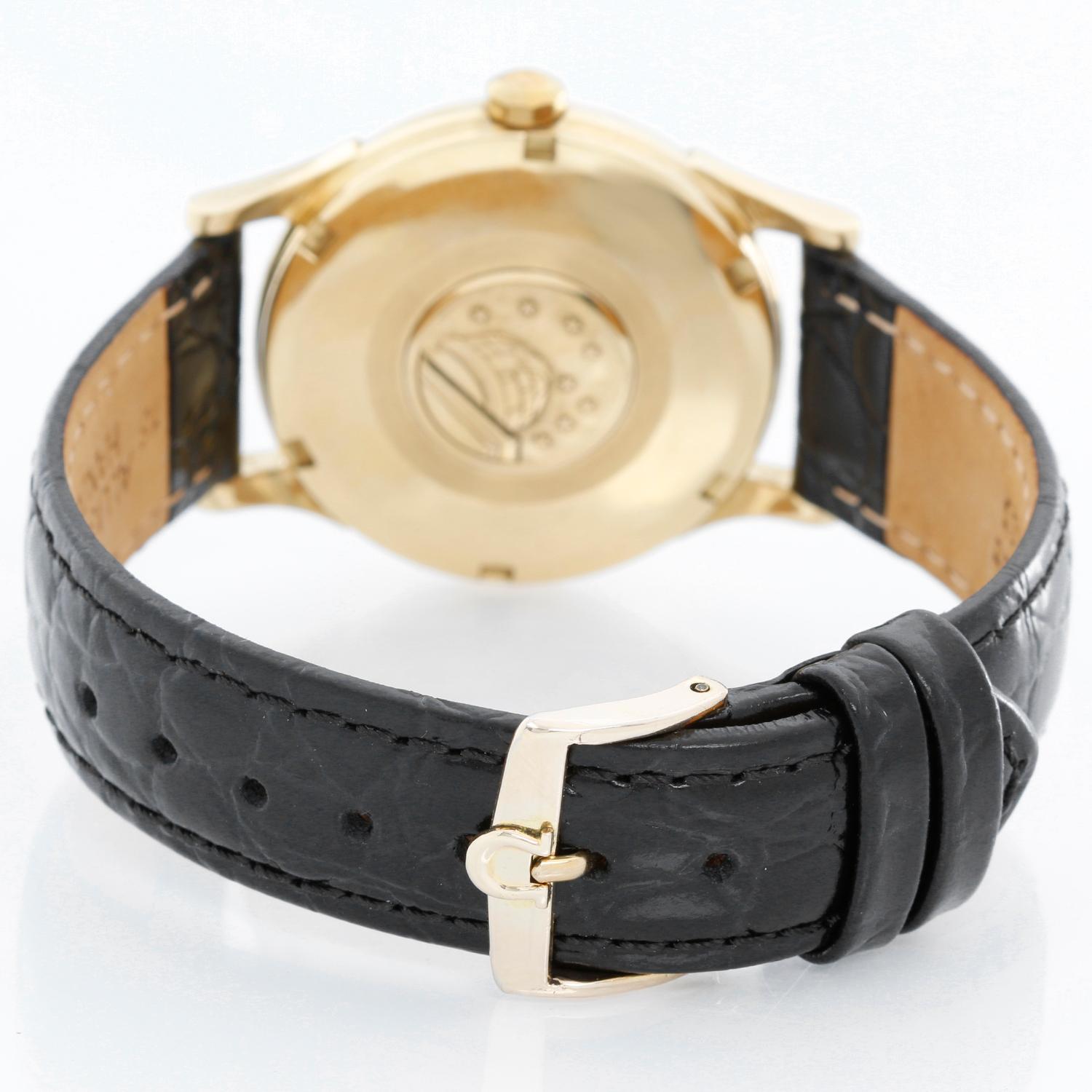 Men's Omega Constellation Automatic 18 Karat Yellow Gold Watch