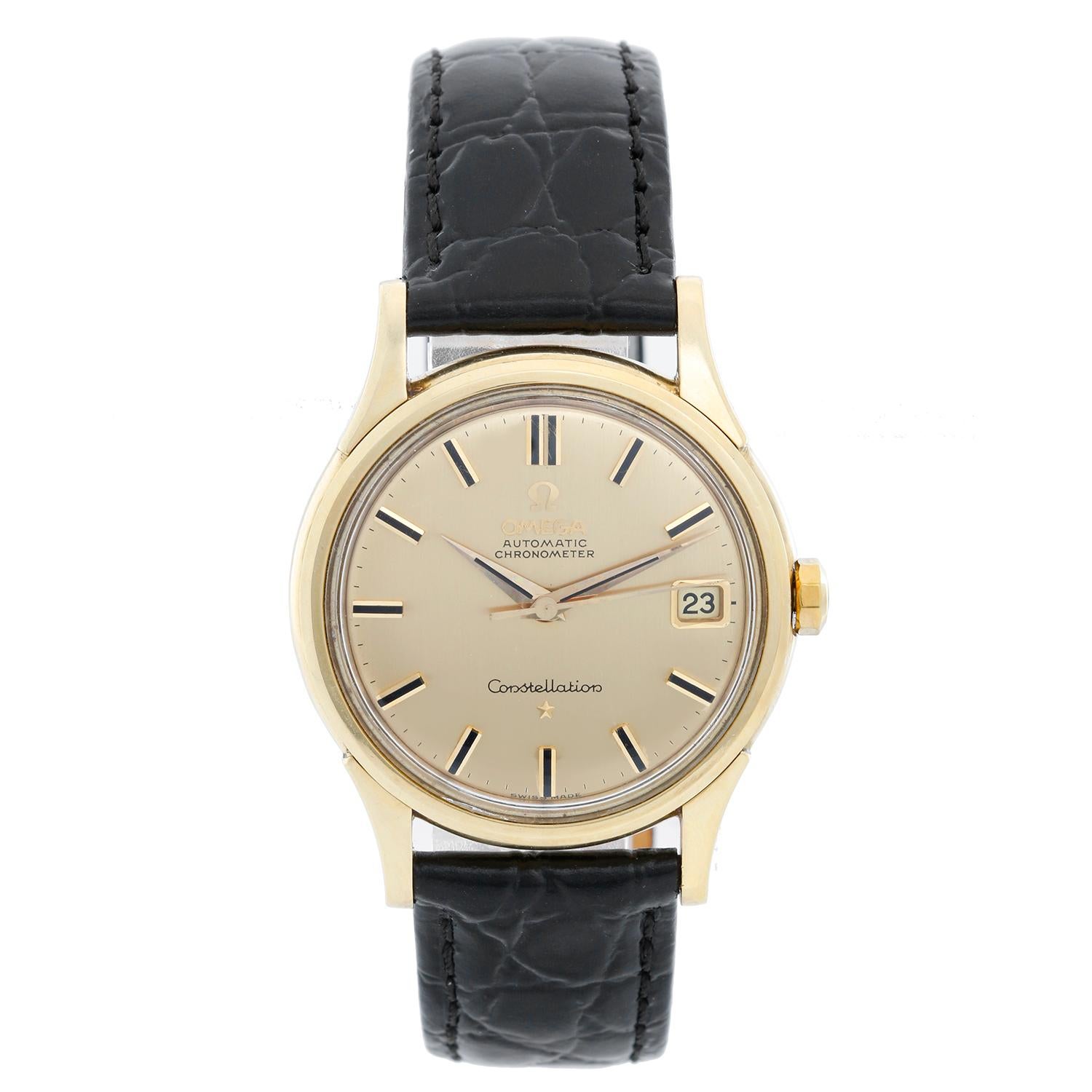 Omega Constellation Automatic 18 Karat Yellow Gold Watch