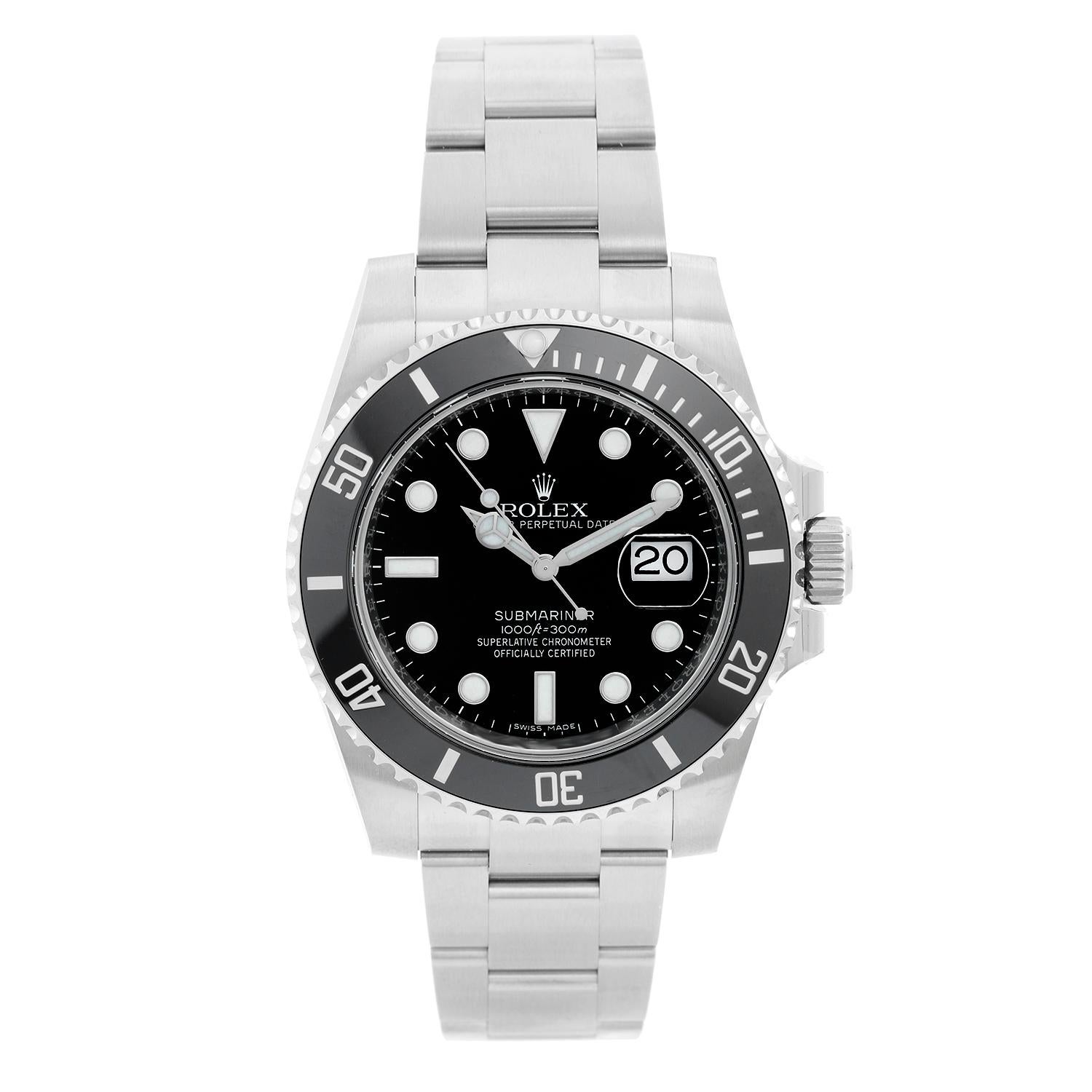 Rolex Submariner Men's Stainless Steel Watch 116610 LN