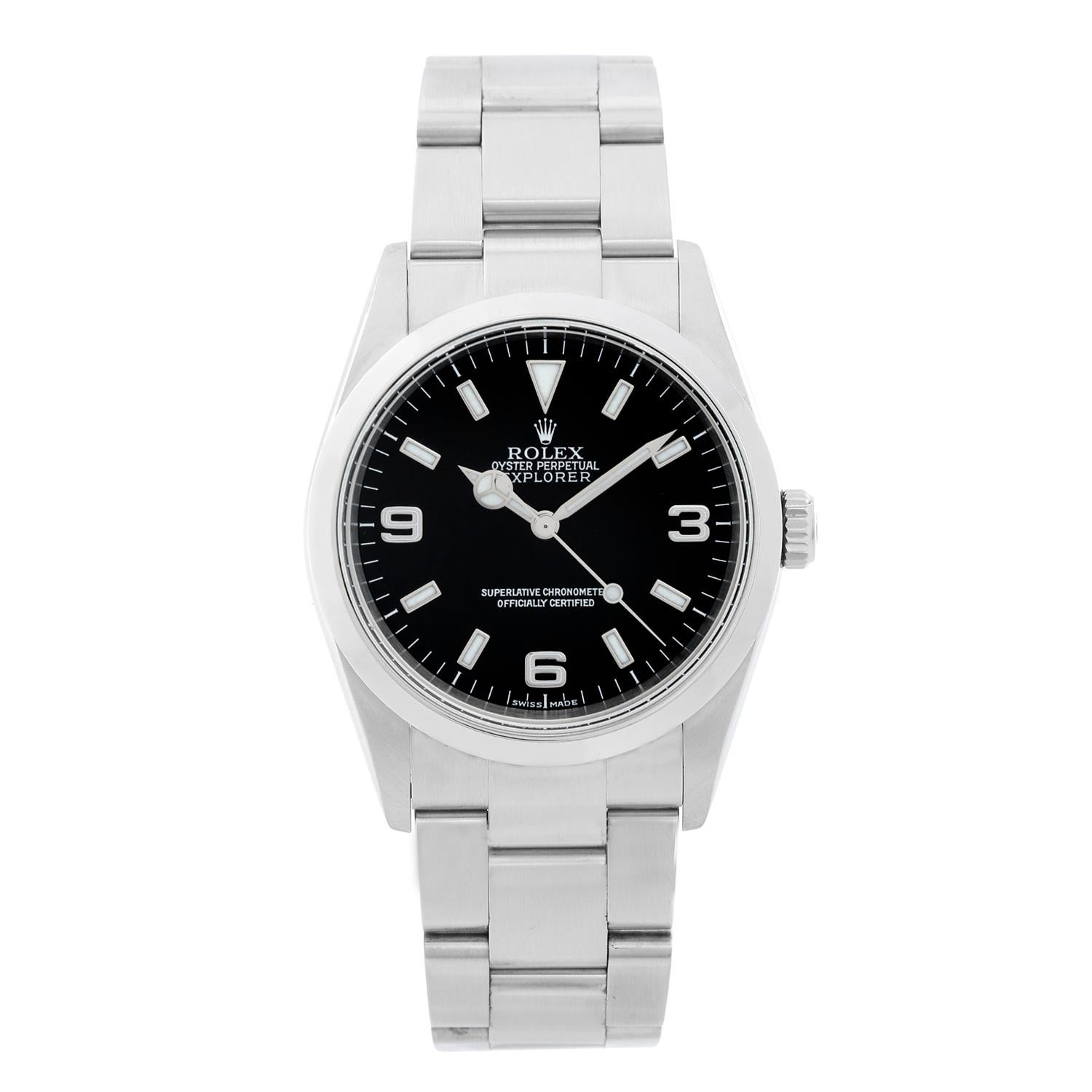 Rolex Explorer Men's Stainless Steel Watch 114270