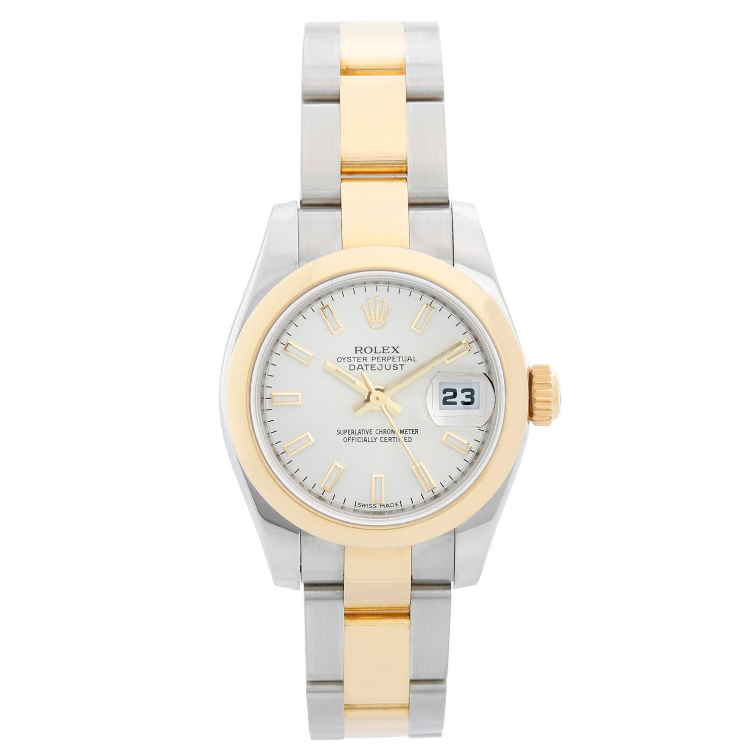 Rolex Ladies Datejust 2-Tone Stainless Steel and 18 Karat Gold Watch 179163