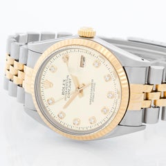 Men's Rolex Datejust 2-Tone Watch 16013