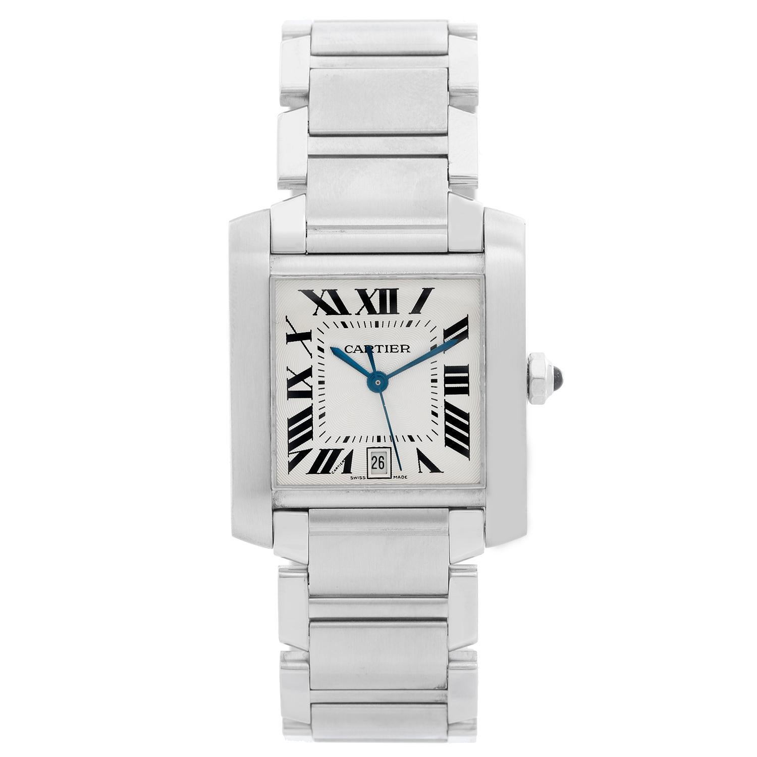 Cartier Tank Francaise Automatic Stainless Steel Watch W51002Q3