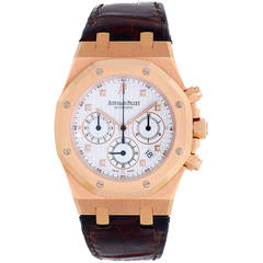 Audemars Piguet Rose Gold Royal Oak Chronograph Wristwatch