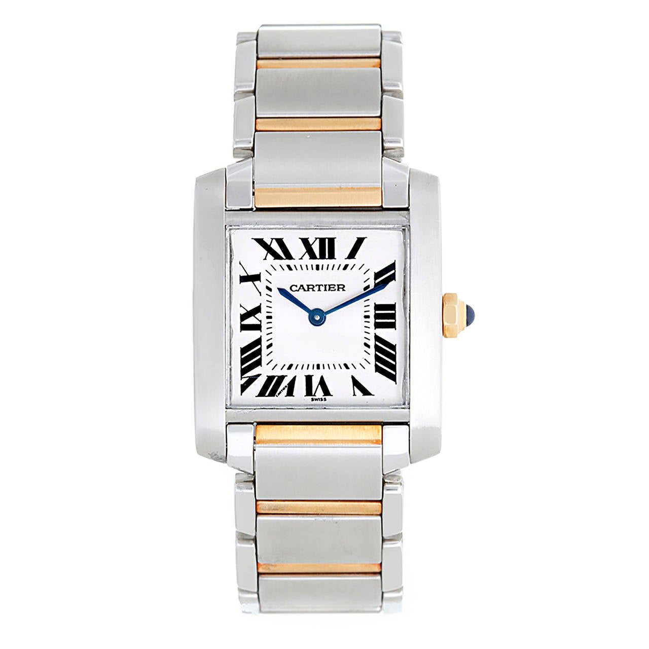 Cartier Stainless Steel Tank Francaise 