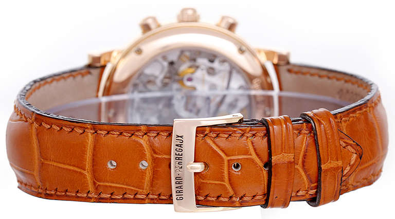 Men's Girard-Perregaux Rose Gold Chronograph Wristwatch