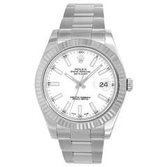Rolex Stainless Steel Datejust II Wristwatch Ref 116334 4