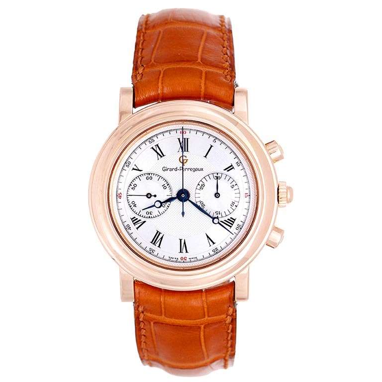 Girard-Perregaux Rose Gold Chronograph Wristwatch