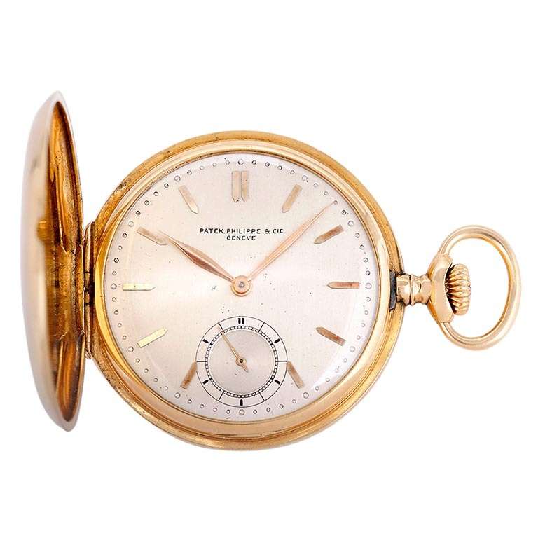 Patek Philippe Yellow Gold Hunting Case Pocket Watch