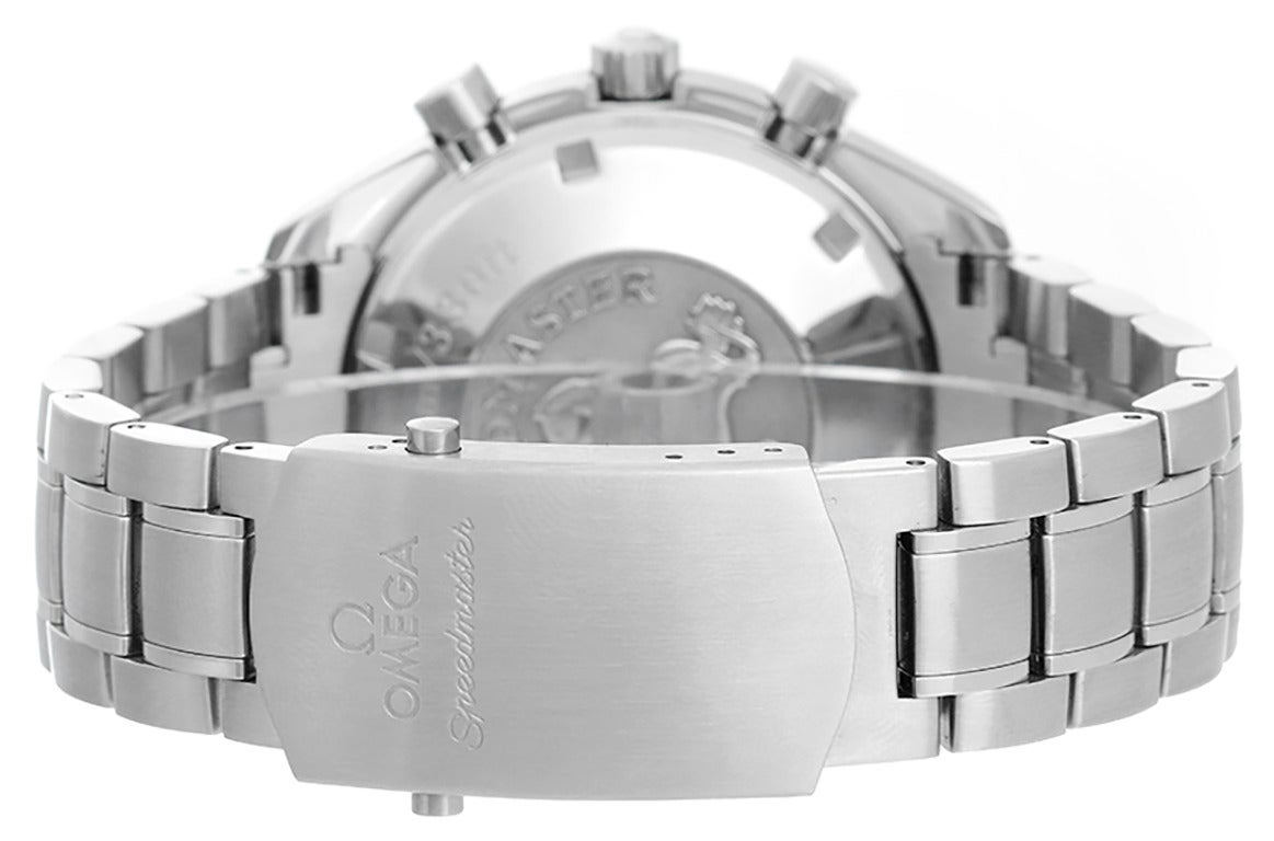 Omega Stainless Steel Speedmaster Date Automatic Wristwatch