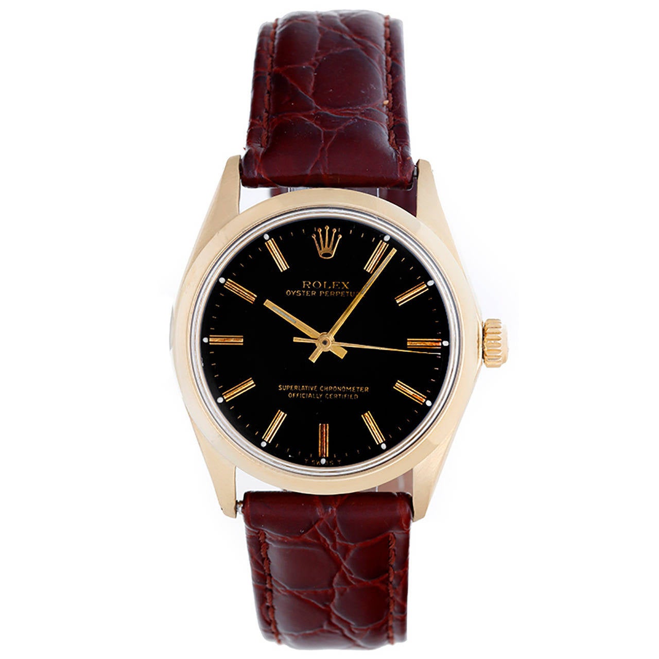 Rolex Yellow Gold Oyster Perpetual Automatic Wristwatch Ref 6564