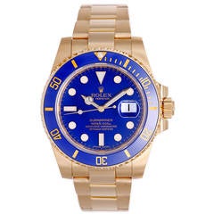 Rolex Yellow Gold Submariner Automatic Wristwatch Ref 116618 5