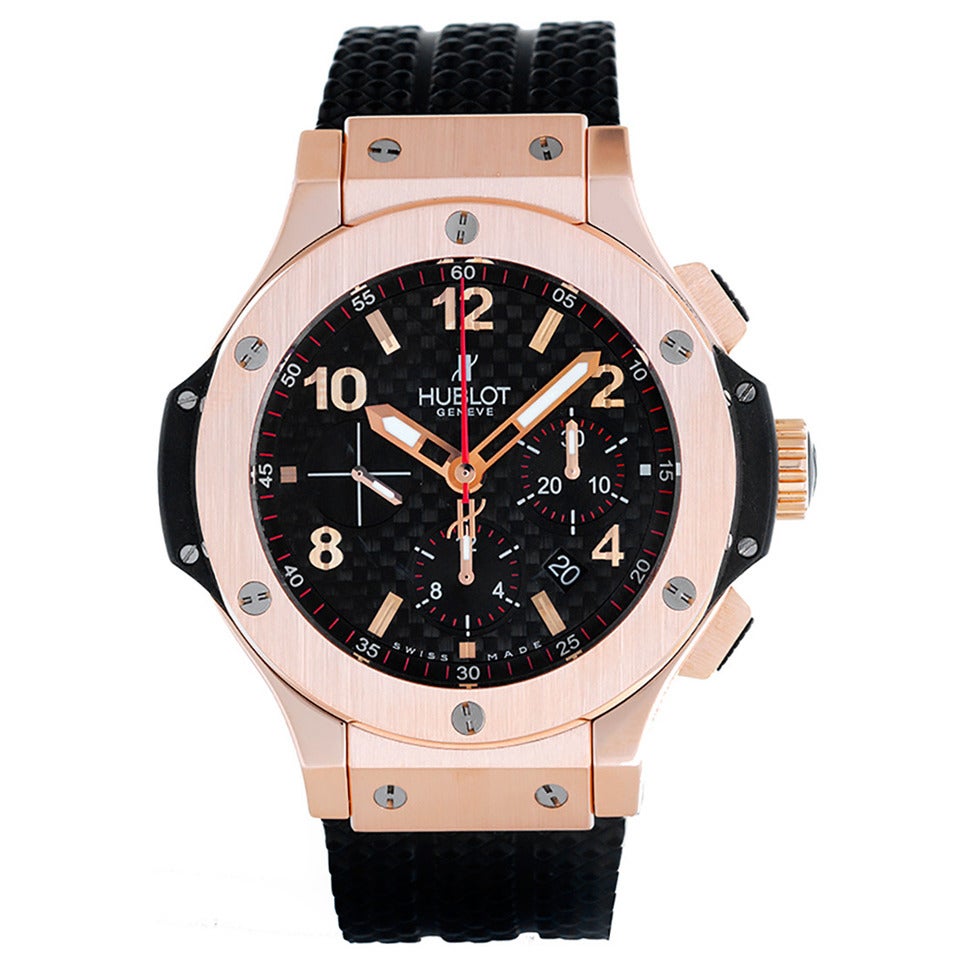 Hublot Rose Gold Big Bang Chronograph Automatic Wristwatch Ref  301.PX.130.RX at 1stDibs | hublot big bang 882888, hublot big bang tuiga  1909 limited 301rx, hublot tuiga 1909