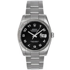 Rolex Stainless Steel White Gold Bezel Datejust Automatic Wristwatch Ref 116234 12