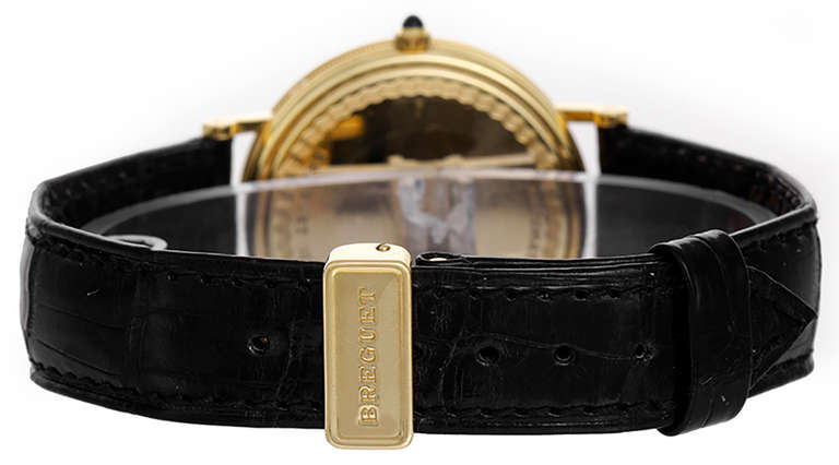 Breguet Yellow Gold Classique Quantieme Perpetual Wristwatch For Sale ...