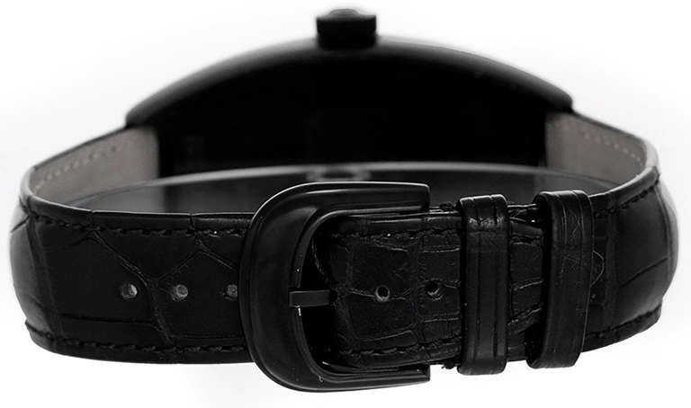 Franck Muller PVD-Coated Stainless Steel Crazy Hours Wristwatch