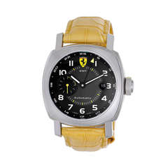 Used Panerai Stainless Steel Ferrari GMT Wristwatch Ref FER009