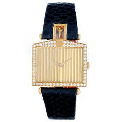 Corum Lady's Yellow Gold Diamond Rolls-Royce Spirit of Ecstasy Wristwatch