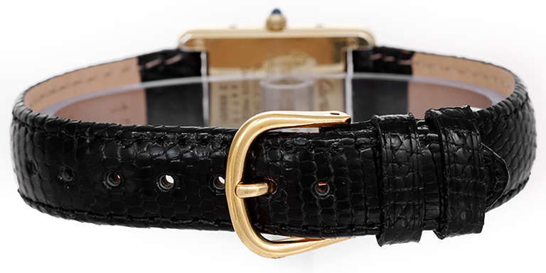 cartier tank electroplated