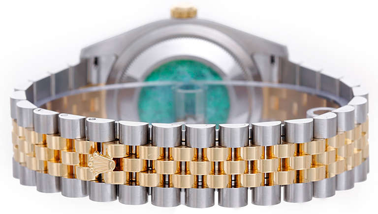 Rolex Stainless Steel and Yellow Gold Datejust Wristwatch Ref 116233 circa 2000s