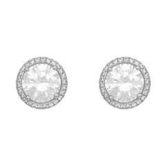 Stunning Round Brilliant Cut Diamond Earrings