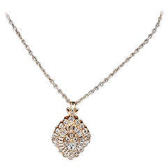 Amazing Diamond Gold Pendant Necklace 10