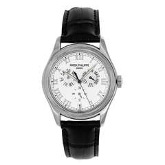 Patek Philippe White Gold Annual Calendar Wristwatch Ref 5035G