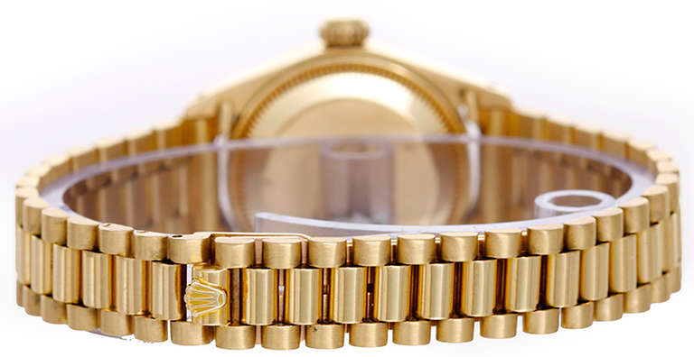 Rolex Lady's Yellow Gold Datejust Wristwatch Ref 6917 circa 1980s