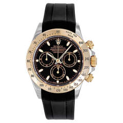 Rolex Daytona Stainless Steel and Yellow Gold Dayonta Wristwatch Ref 116523