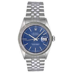 Rolex Stainless Steel Datejust Wristwatch Ref 16234 5