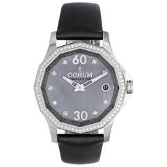 Corum Lady's Stainless Steel and Diamond Admirals Cup Legend Wristwatch