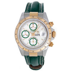 Tudor Or Jaune Acier inoxydable Tiger Woods Montre-bracelet automatique Ref 79263