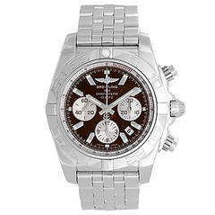 Breitling Stainless Steel Chronomat Chronograph Wristwatch with Date