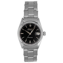 Rolex Stainless Steel Oyster Date Wristwatch Ref 6466
