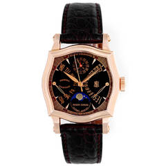 Roger Dubuis Rose Gold Sympathie Bi-Retrograde Perpetual Calendar Wristwatch