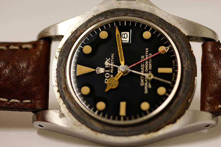 Men's Rolex Stainless Steel GMT-Master Wristwatch Ref 1675