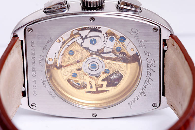 Men's Dubey & Schaldenbrand Stainless Steel Gran Chrono Astro Automatic Wristwatch