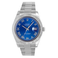 Rolex Stainless Steel Datejust II Wristwatch Ref 116334 circa 2000s