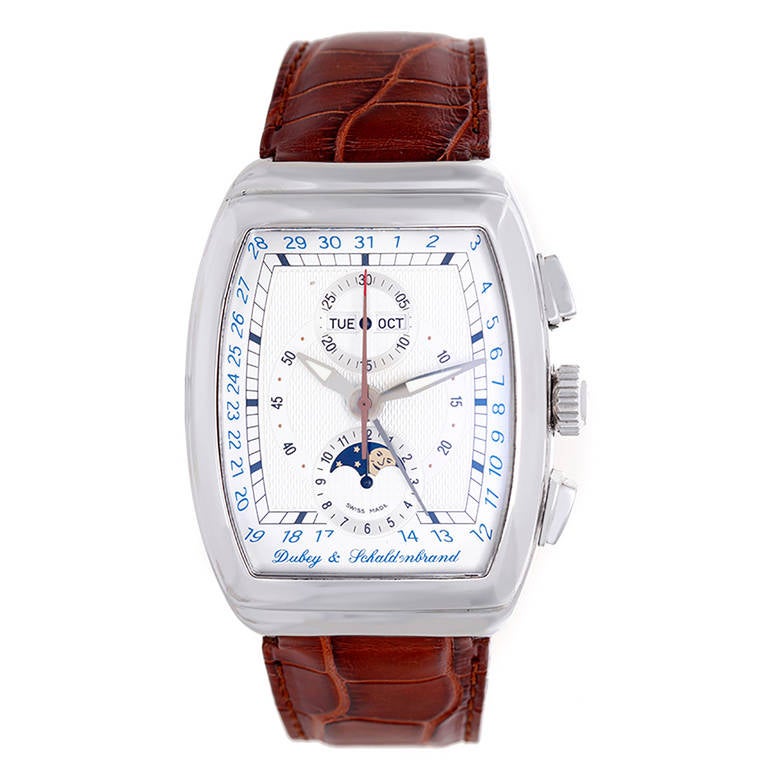 Dubey & Schaldenbrand Stainless Steel Gran Chrono Astro Automatic Wristwatch
