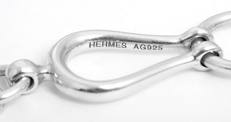 hermes stirrup necklace