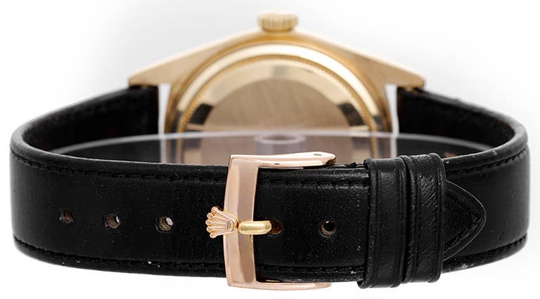 Rolex Yellow Gold Datejust Wristwatch circa 1970s