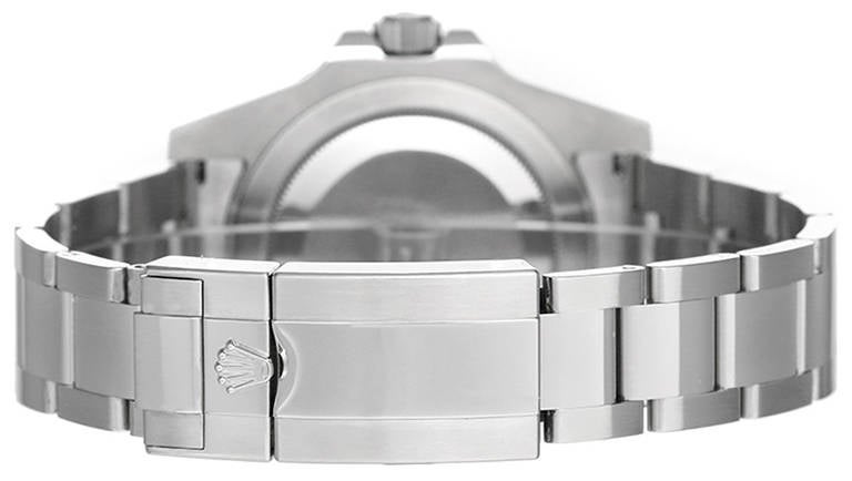 Rolex Orologio da polso GMT-Master II in acciaio inossidabile con lunetta in ceramica Ref 116710