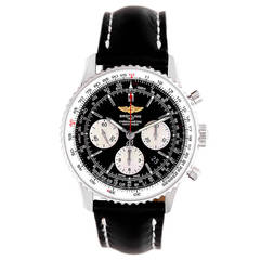 Breitling Stainless Steel Navitimer 01 Automatic Chronograph Wristwatch
