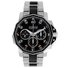 Corum Stainless Steel Admiral's Cup Challenge Automatic Chronograph Wristwatch