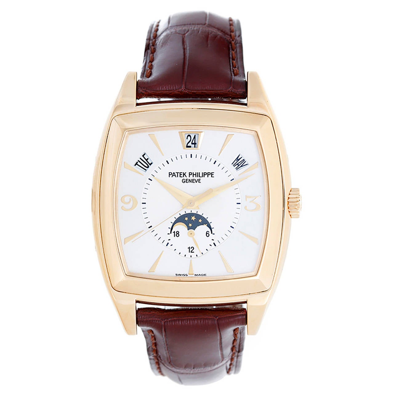 Patek Philippe Yellow Gold Square Wristwatch Ref 2514/1 For Sale at 1stDibs