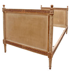 Antique Louis XVI Style Twin Bed, circa 1920