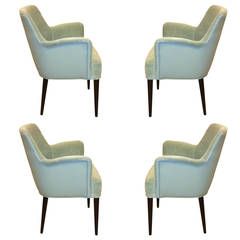 Carlo di Carli for M. Singer & Sons Set of Four Chairs