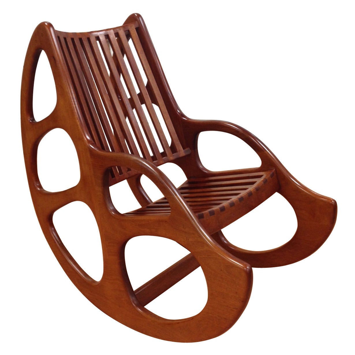 Hand-Crafted Studio Rocking Chair by Bill Biggs