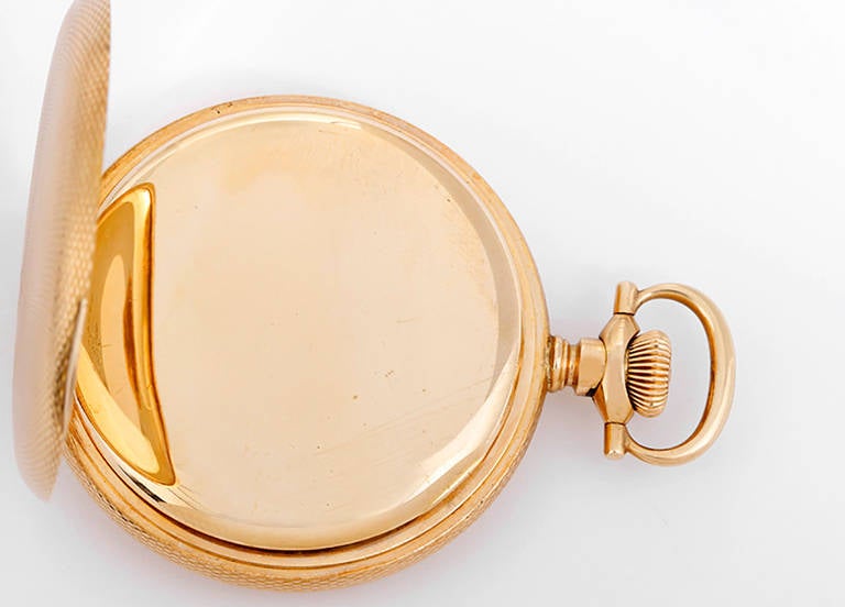 Hampden Yellow Gold Hunting Case Pocket Watch 1