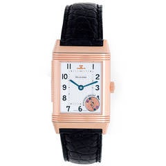 Jaeger-LeCoultre Rose Gold Reverso Minute Repeater Wristwatch